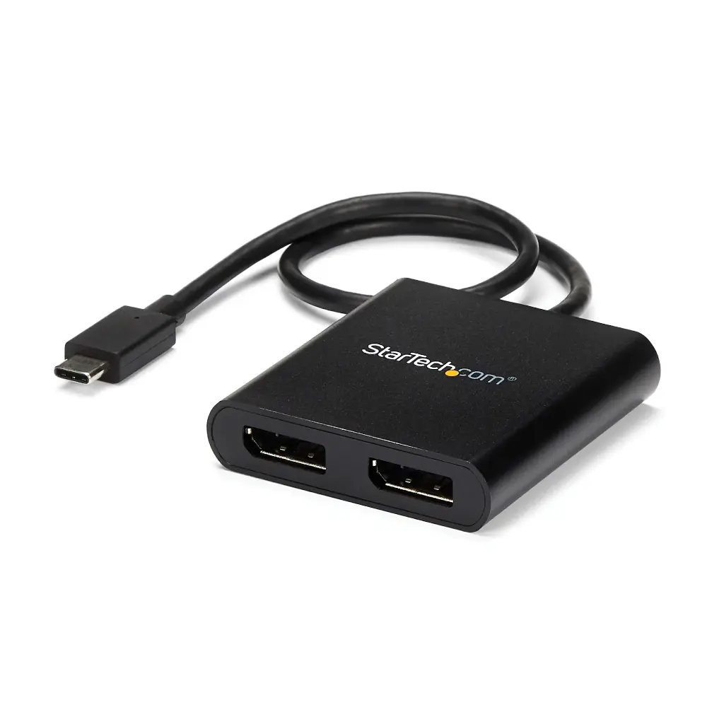 MST Hub - Displayport over USB-C til 2 x Displayport Startech
