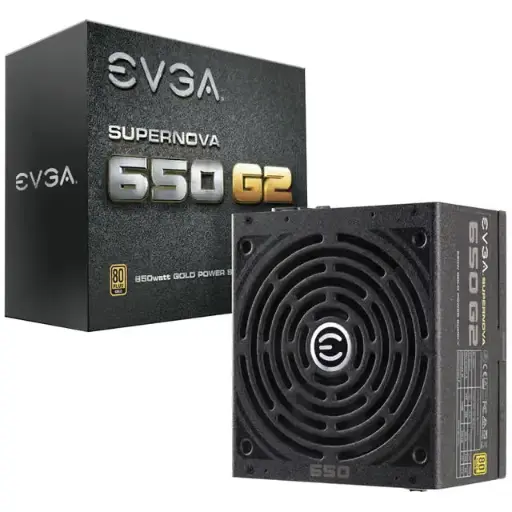 [220-G2-650-Y2] Strømforsyning 650 watt EVGA Supernova G2